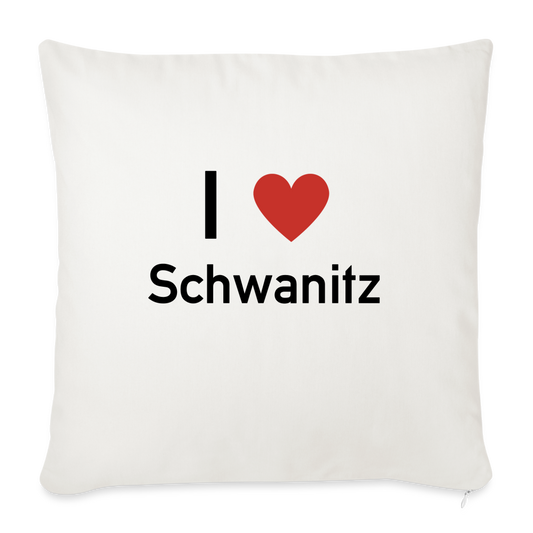 Sofakissen mit Füllung 44 x 44 cm - Naturweiß