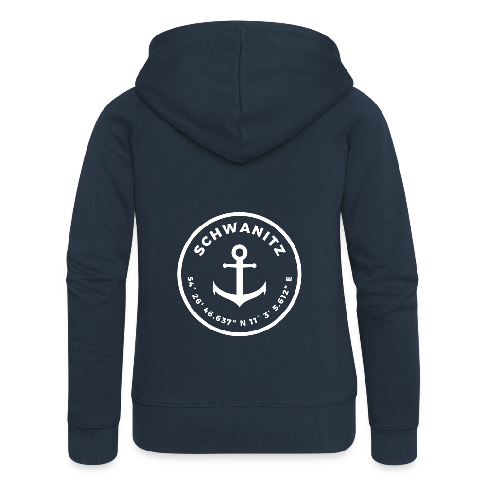 Koordinaten Damen-Kapuzenjacke - Navy