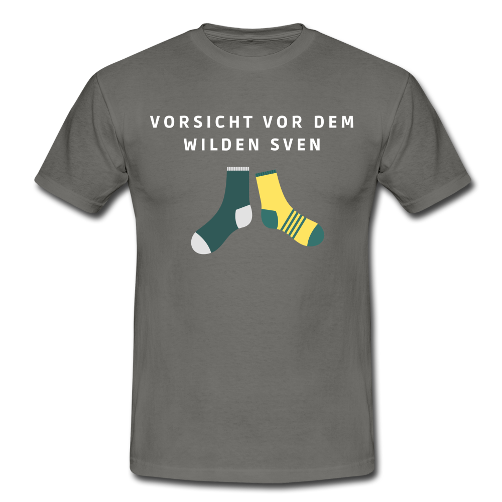 Wilder Sven Herren T-Shirt - Graphit