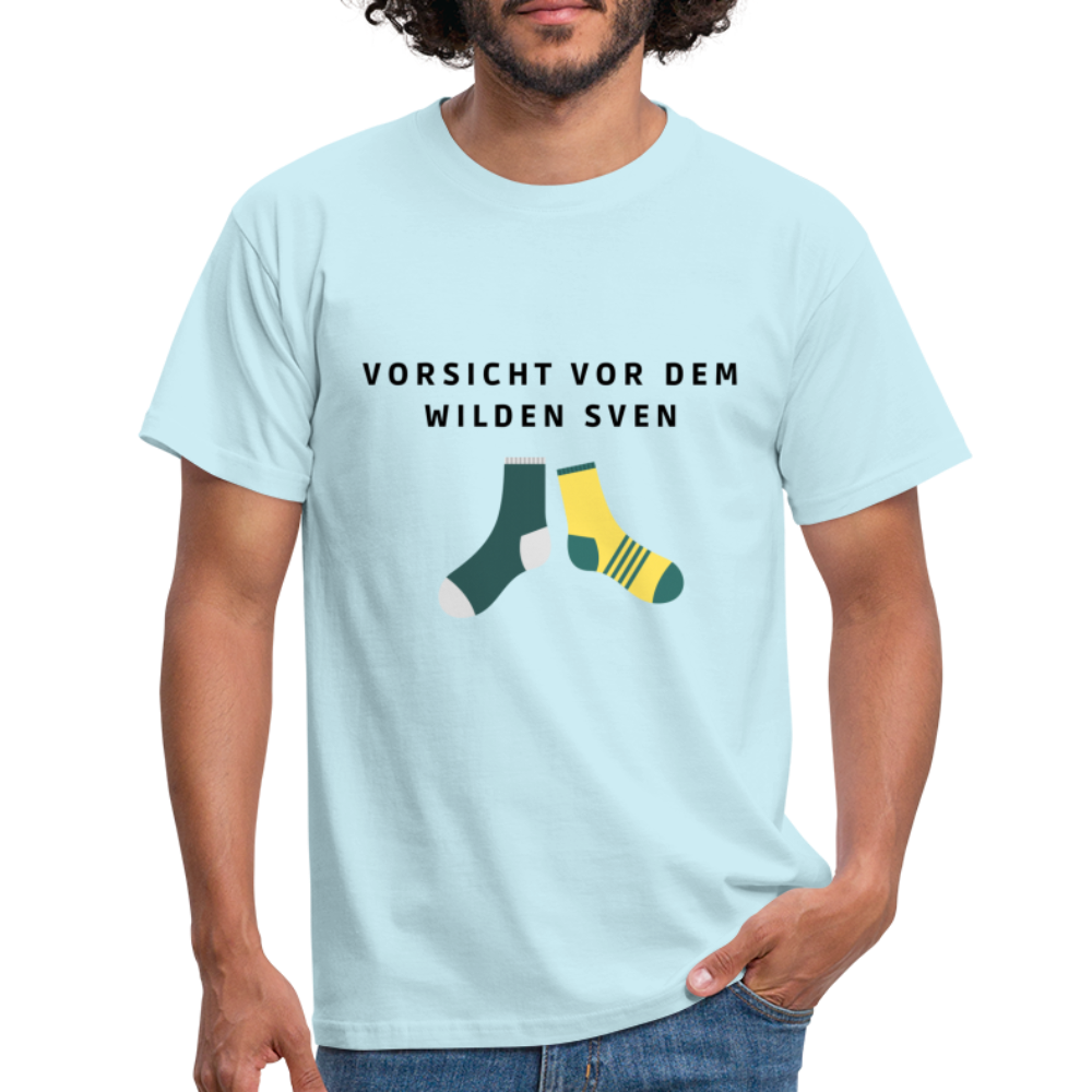 Wilder Sven Herren T-Shirt - Sky