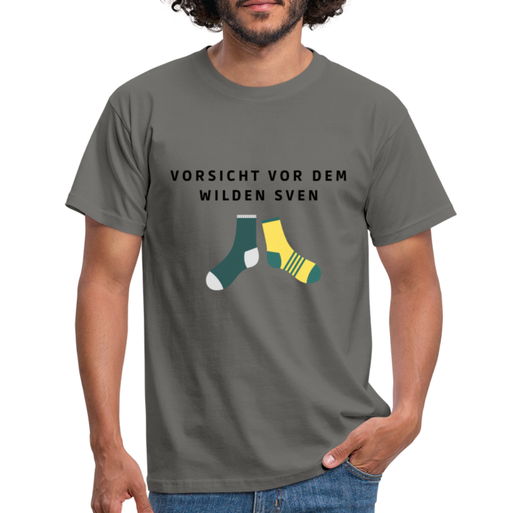 Wilder Sven Herren T-Shirt - Graphit