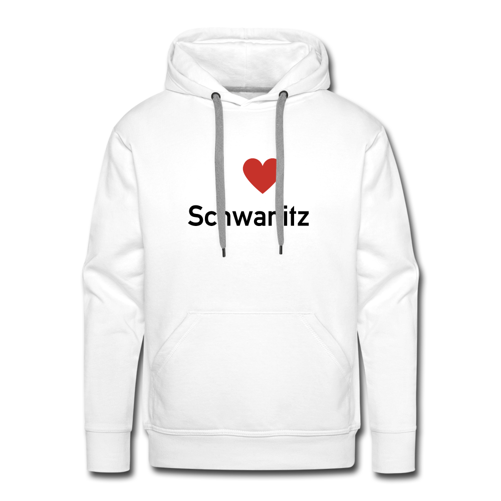 I LOVE SCHWANITZ HERREN HOODIE - Weiß