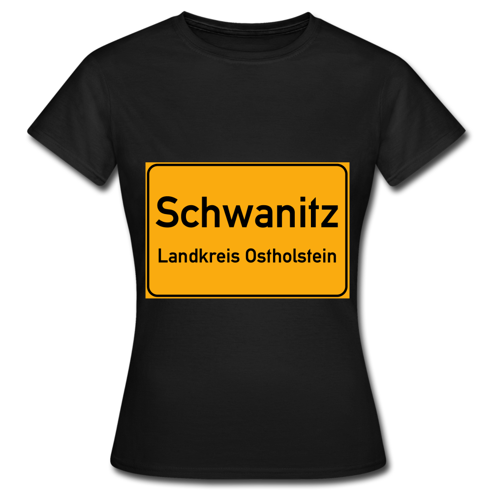 SCHWANITZ DAMEN-SHIRT - Schwarz