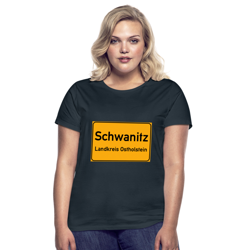 SCHWANITZ DAMEN-SHIRT - Navy