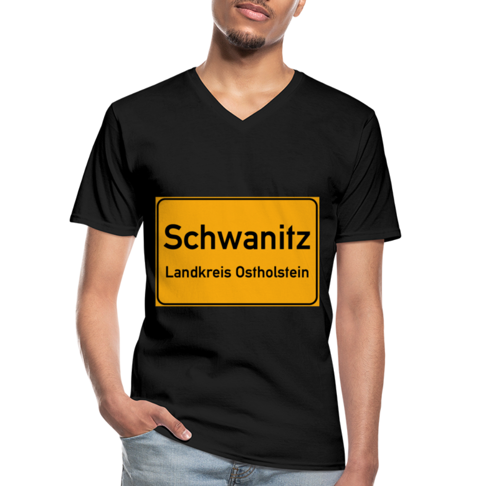 SCHWANITZ HERREN-SHIRT - Schwarz