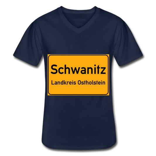 SCHWANITZ HERREN-SHIRT - Navy