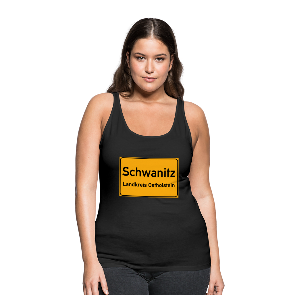 SCHWANITZ DAMEN-TANK-TOP - Schwarz