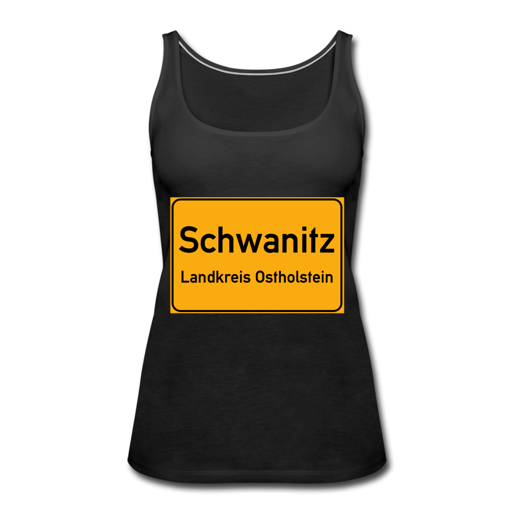 SCHWANITZ DAMEN-TANK-TOP - Schwarz