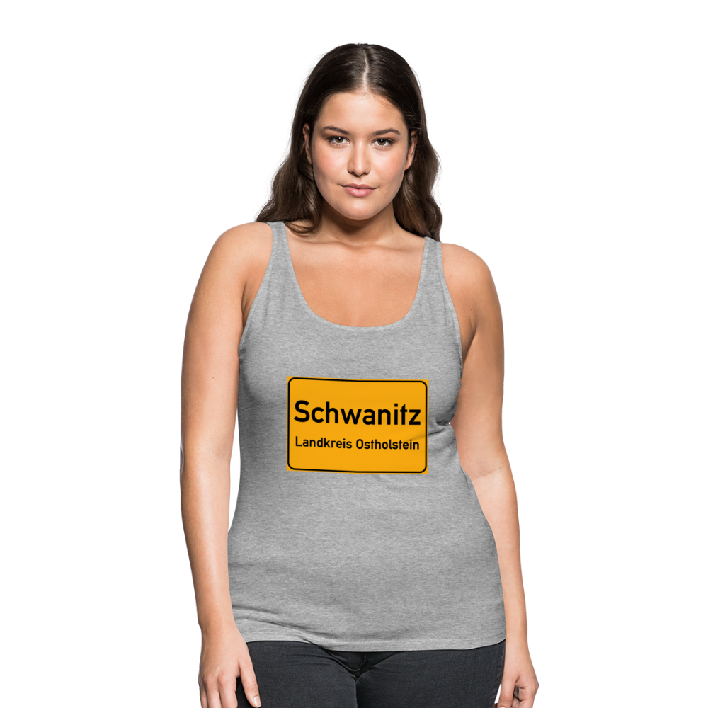 SCHWANITZ DAMEN-TANK-TOP - Grau meliert