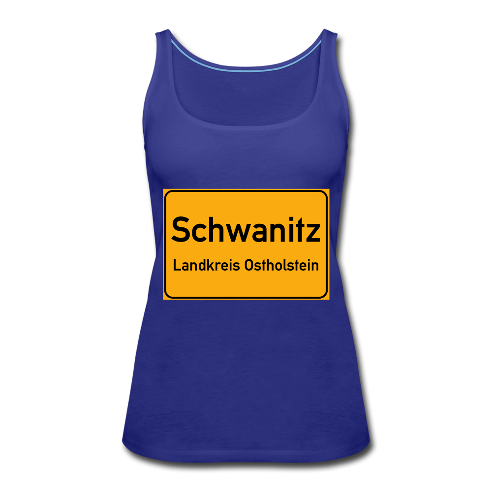 SCHWANITZ DAMEN-TANK-TOP - Königsblau