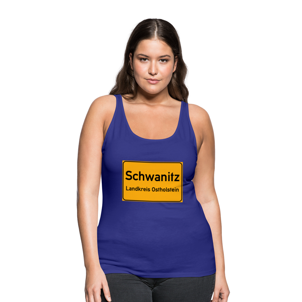 SCHWANITZ DAMEN-TANK-TOP - Königsblau