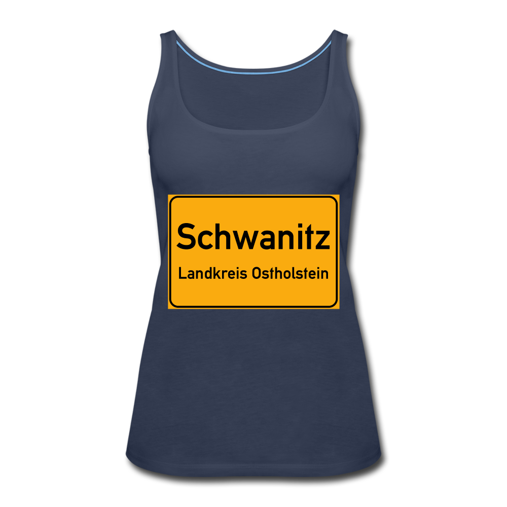 SCHWANITZ DAMEN-TANK-TOP - Navy