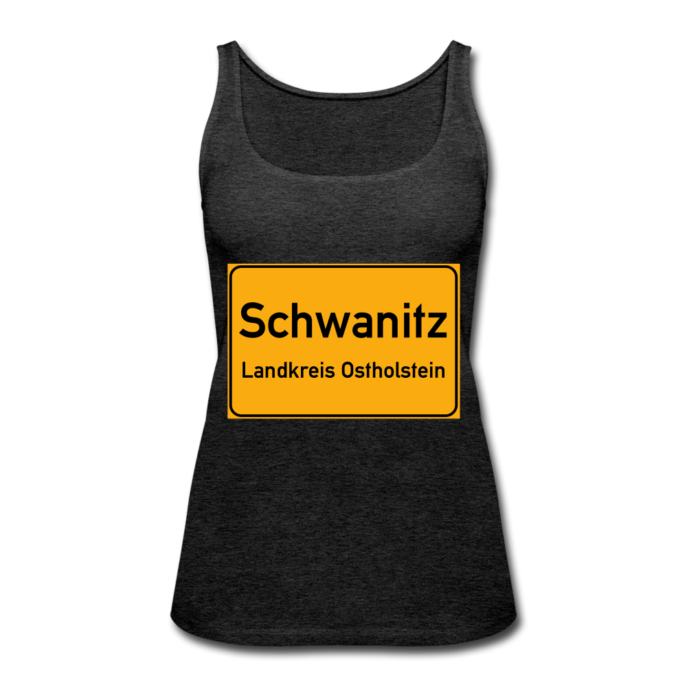 SCHWANITZ DAMEN-TANK-TOP - Anthrazit