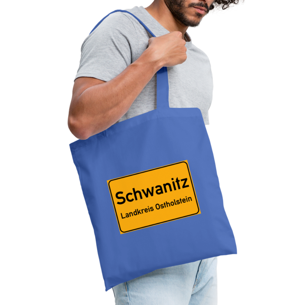 SCHWANITZ STOFFBEUTEL - Hellblau