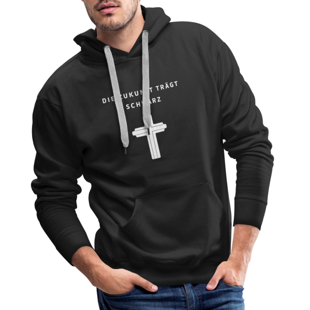 Die Zukunft trägt Schwarz Herren-Hoodie - Schwarz