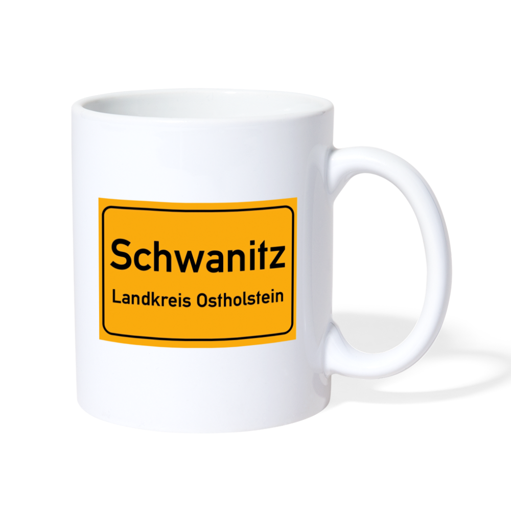 Schwanitz Tasse - Weiß