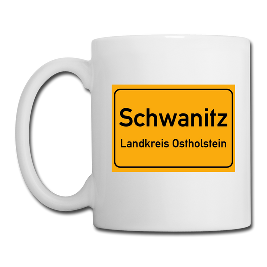 Schwanitz Tasse - Weiß