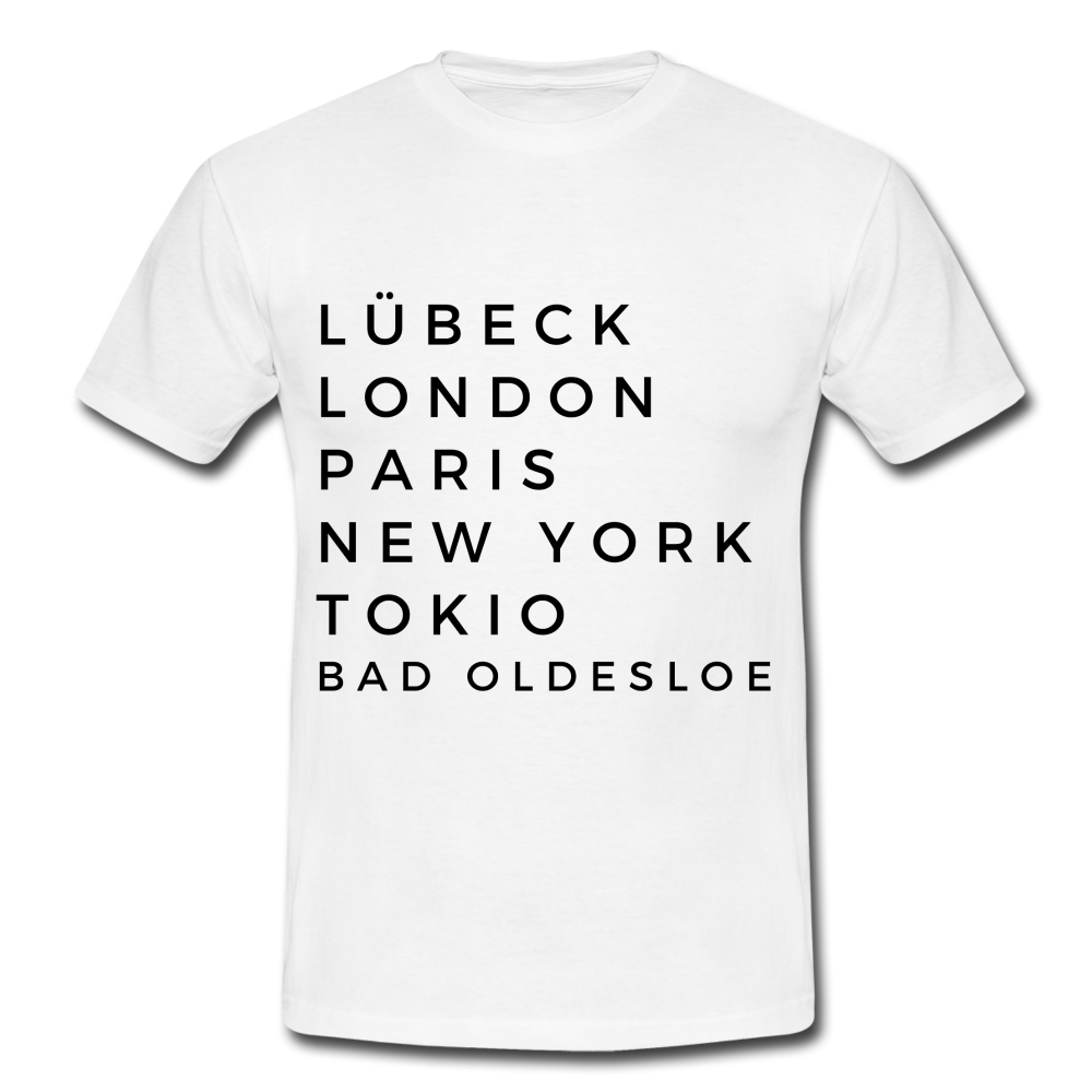 Bad Oldesloe Herren-Shirt - Weiß