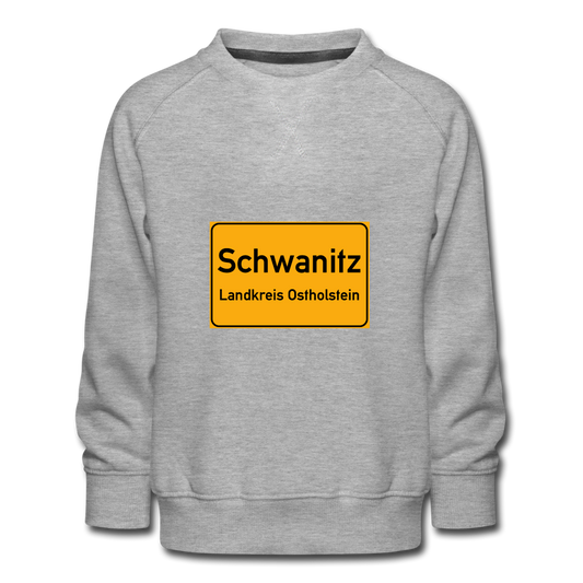 Schwanitz Kinder-Pullover - Grau meliert