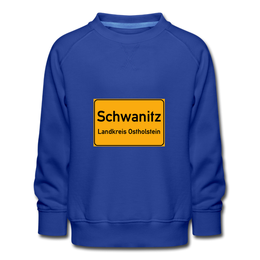 Schwanitz Kinder-Pullover - Royalblau