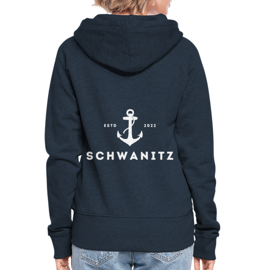 Schwanitz Damen-Kapuzenjacke - Navy